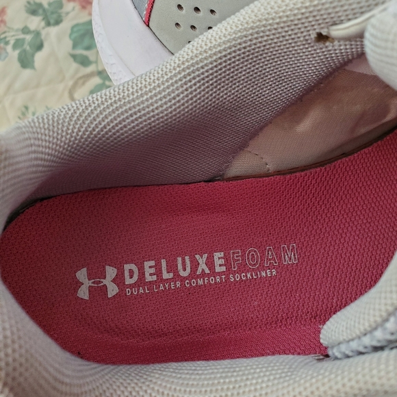 Under Armour Charged Assert womens leather sneakers size 8 1/2 FREE SHIPPING - Picture 5 of 11